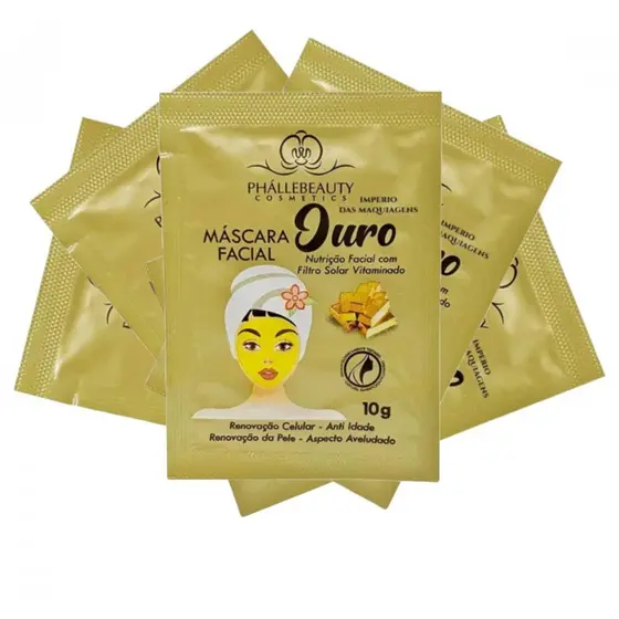 Máscara Facial GOLD PhálleBeauty