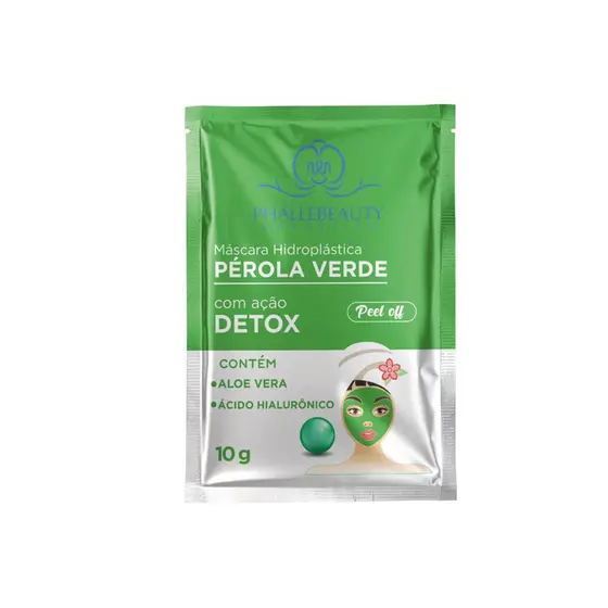 Máscara Hidroplástica PÉROLA VERDE PhálleBeauty Sachê