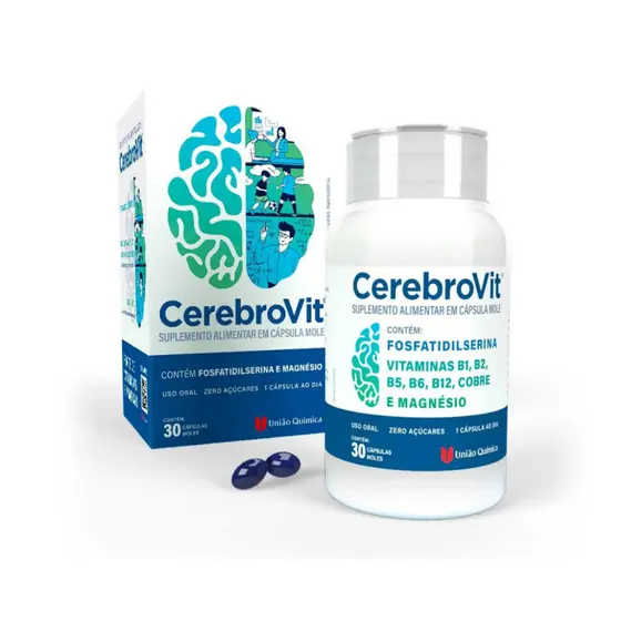 CerebroVit Suplemento Alimentar 30 Capsulas – União Quimica