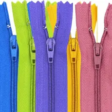 100 Zíperes Fixos de 55cm