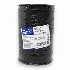 Elastico Jaragua 10 Preto 9mm Zanotti - 100 Metros | Costura e Confecção