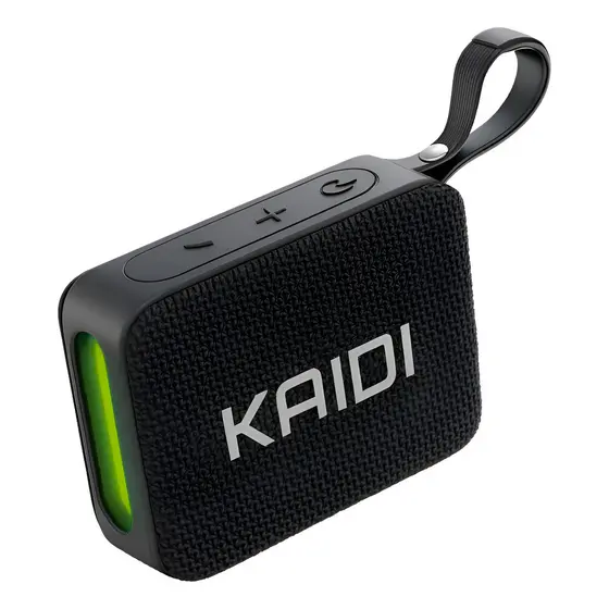 Caixinha Caixa De Som Kaidi Bluetooth Potente Portátil Rgb