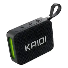 Caixinha Caixa De Som Kaidi Bluetooth Potente Portátil Rgb