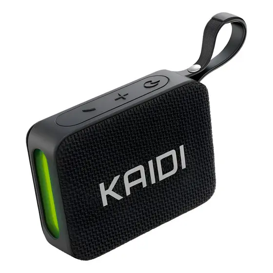 Caixinha Caixa De Som Kaidi 5W Bluetooth Potente Portátil Rgb