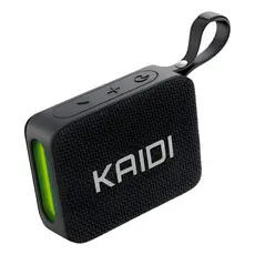 Caixinha Caixa De Som Kaidi 5W Bluetooth Potente Portátil Rgb