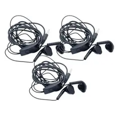 Kit 3 Fones De Ouvido Com Microfone Fio compativel com samsung Motorola e outros P2