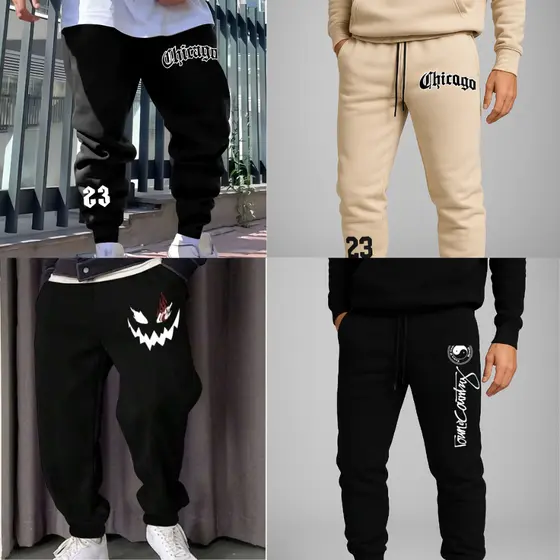 Calça Moletom Surpresa Atacado Queima de Estoque Estampado Alta Qualidade