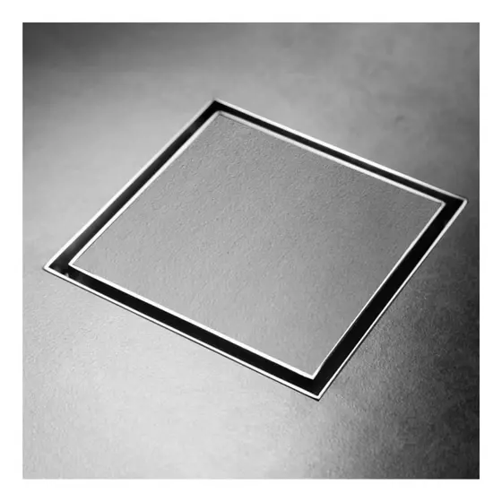 Ralo Oculto Quadrado Anti-Cheiro 15x15 Porcelanato Pisos Com Tela Anti-Inseto Moderno