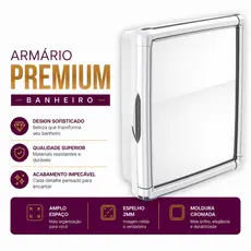 Armario com espelho, para banheiro, armario de sobrepor e embutir, armario moderno.