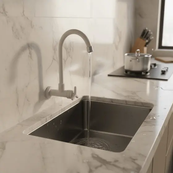 TORNEIRA PARA COZINHA E LAVATÓRIO, BANHEIRO, TORNEIRA EM ABS, SICILIA, TORNEIRA MODERNA