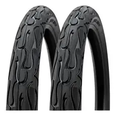 Par Pneu 26x2.125 Greenstone Flame Grau Wheeling Freeride