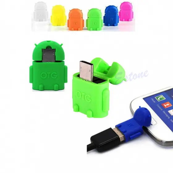 Adaptador  de Celular Entrada Micro Usb Otg  V8 P/ Pendrive/Mouse/Teclado