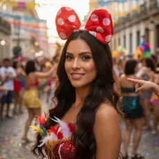 Tiara carnaval festa fantasia laço unicórnio flores girassol dia das crianças