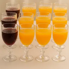 Conjunto 30 Taças Água Refrigerante Suco Acrílico Servir Luxo Transparente Delicada Mesa Posta