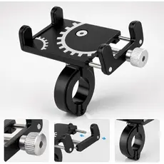 Suporte Celular Bike Moto Guidão Regulagem Universal Forte Alumínio Guidão Ajustável Reforçado Resistente À Prova D'água