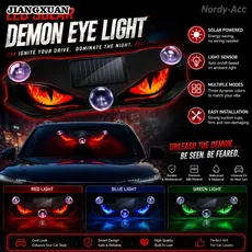 Luz De Aviso De Carro LED Idéias De Energia Solar Olho Do Diabo