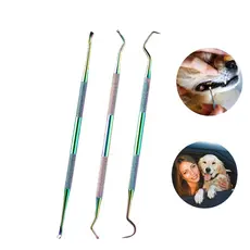 Ferramenta De Limpeza De Dentes De Animais De Estimação 3ps , Conjunto Cachorro , Caneta Branqueadora Gato