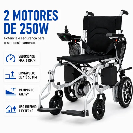 Cadeira De Rodas Motorizada maior Custo e Beneficio Unindo  Potência E Conforto