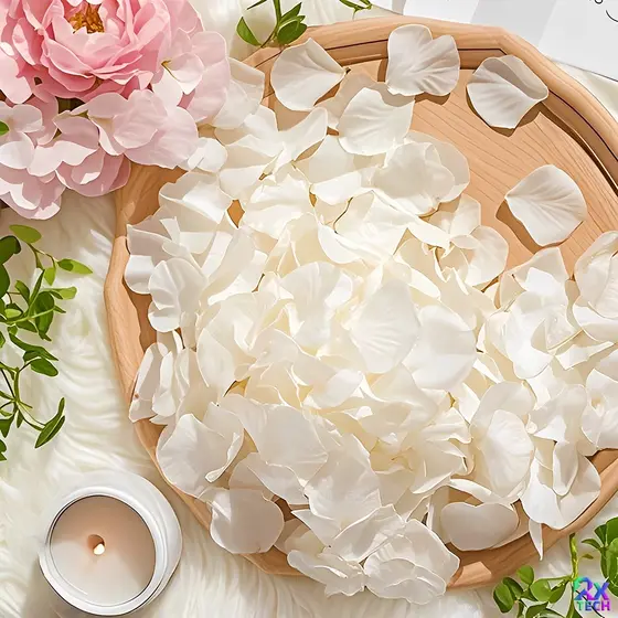 1000 A 3000 Pétalas De Rosas Artificiais Para Decoração Casamento Kit Romantico Branco E Vermelho