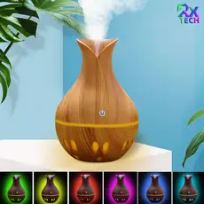 Umidificador De Ar E Difusor Aromatizador 8H LED De Ambiente Eletrico Humidificador Ultrassônico Portátil