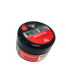 Pomada Modeladora Efeito Matte Premium 80g - White Bull