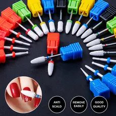 Unidade Broca Cerâmica Profissional Unha Gel Porcelana Nail Art Accessory Nail Drill Bits