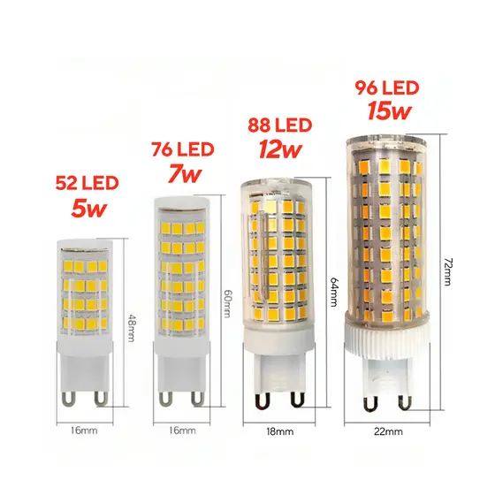 Lampada Led Halopim G9 Led Para Lustre Arandela 110v/220v 5W 7W 12W 15W