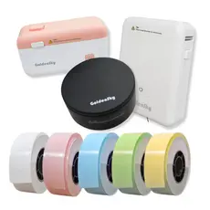 Impressora Térmica Etiqueta Colorida Portátil 15mm + Rolo Etiqueta segmentada/contínua