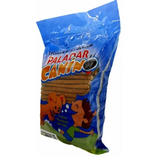 Osso palito sabor carne 1kg Paladar canino petisco para cães (selecione a espessura)