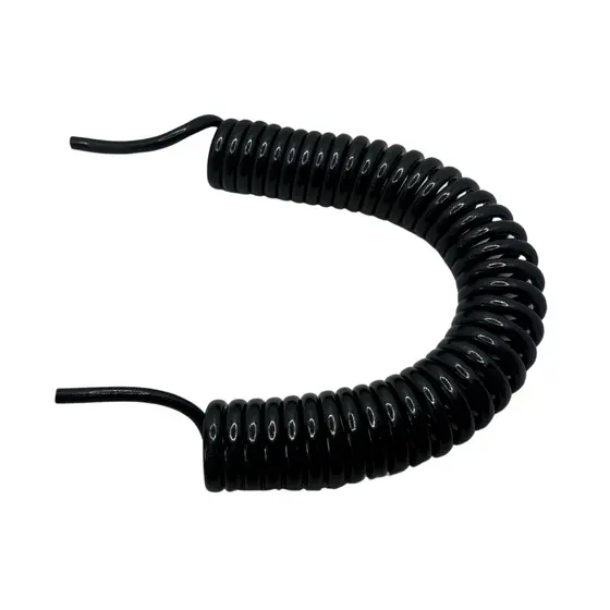Mangueira Espiral Pu Preta 8mm X 10 Metros Para Ar Comprimido Compressor