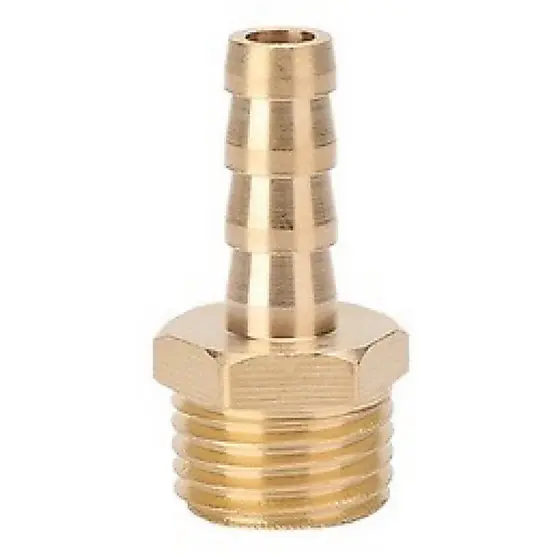 Espigão Fixo Adaptador para Mangueira 3/8 com Rosca Macho 1/4 BSP