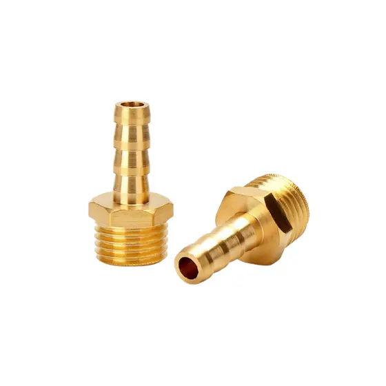Espigão Adaptador Macho Fixo Latão Rosca 3/8 Para Mangueira de 3/8