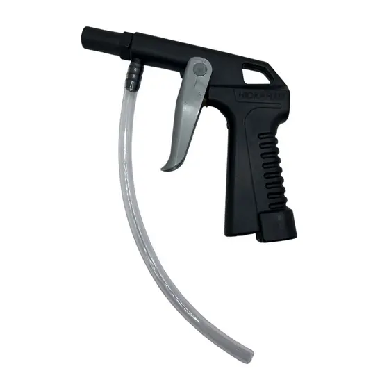 Bico Pulverizador com Mangueira Tipo Pistola Rosca 1/4 Com Gatilho Plástico e Bico Plástico