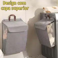 Cesto de armazenamento grande e dobrável adequado para roupas e brinquedos