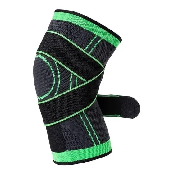 Kit 2 Joelheiras Compressão Ortopédica Ajustável Fitness Alívio de Dor e Suporte Esportivo