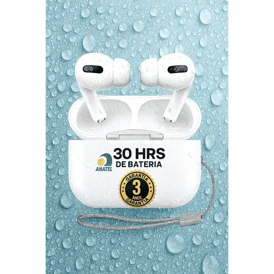 Fone Bluetooth 5.3 Original  Cancelamento de Ruído + Bateria 30h À Prova D’Água | Garantia 3 Anos