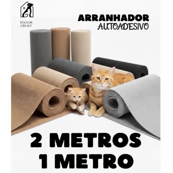 Protetor de Sofá Adesivado - Arranhador Para Gatos 100x50 cm E 200x50cm