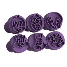 Carimbo para Brigadeiro e Doces - Babys - Kit com 6 unidades