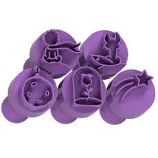 Carimbo para Brigadeiro e Doces - Pequeno Príncipe - Kit com 5 unidades