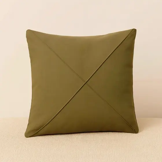 Capa de Almofada para sofá 45 x45 lisas e drapeadas no tecido de Suede forrado - ENVIO IMEDIATO