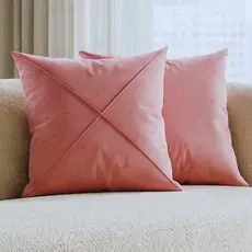 Capa de Almofadas para sofá 45x45cm Drapeada e Lisas Decorativas - Envio Imediato