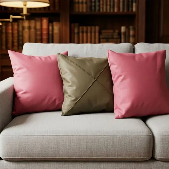 Almofadas para Sofá Suede 45x45cm Drapeada e Lisas Decorativas - Envio Imediato