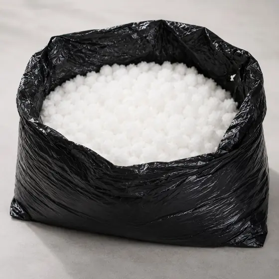 Flocos de Espuma 1KG Premium Enchimento para Almofadas Puffs Travesseiros e Artesanato