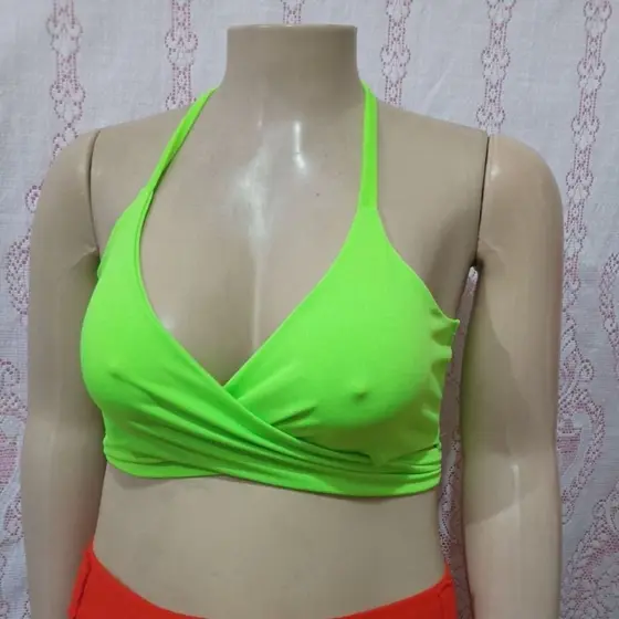 top neon feminino sem bojo tamanho m g gg