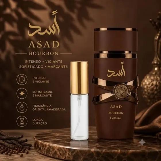 Perfume Árabe Asad Bourbon. 100% Original!