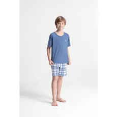 Pijama Juvenil Masculino Curto Estampados 100% Algodão
