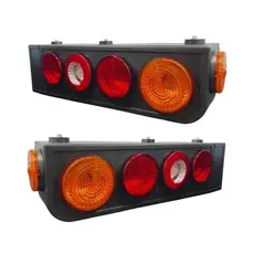 Par Lanterna Traseira Caminhão LED Bivolt Com Aba H3