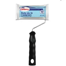 KIT 4 UNIDADES ROLO PINTURA DE LA CARNEIRO 9CM COM SUPORTE