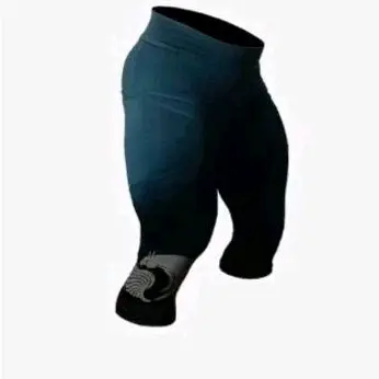 Corsário Supino Legging Masculino Feminino Segunda Pele Original Bolso Interno Academia Corrida UV