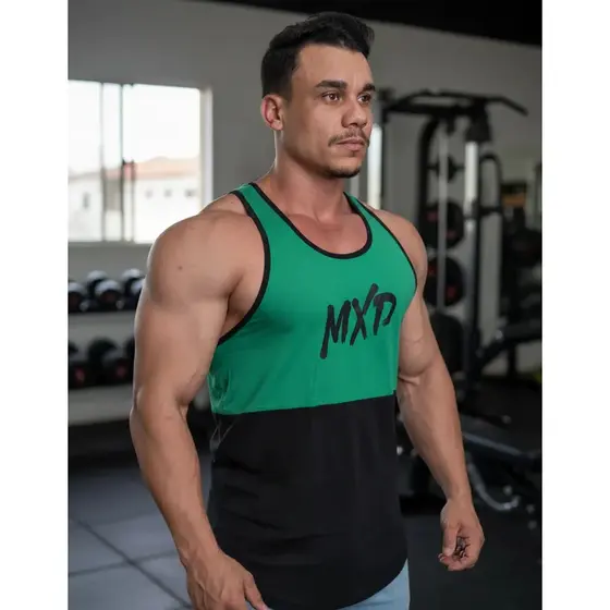 Regata Academia Treino Masculina Camisa Leve Musculação Esportes Corrida